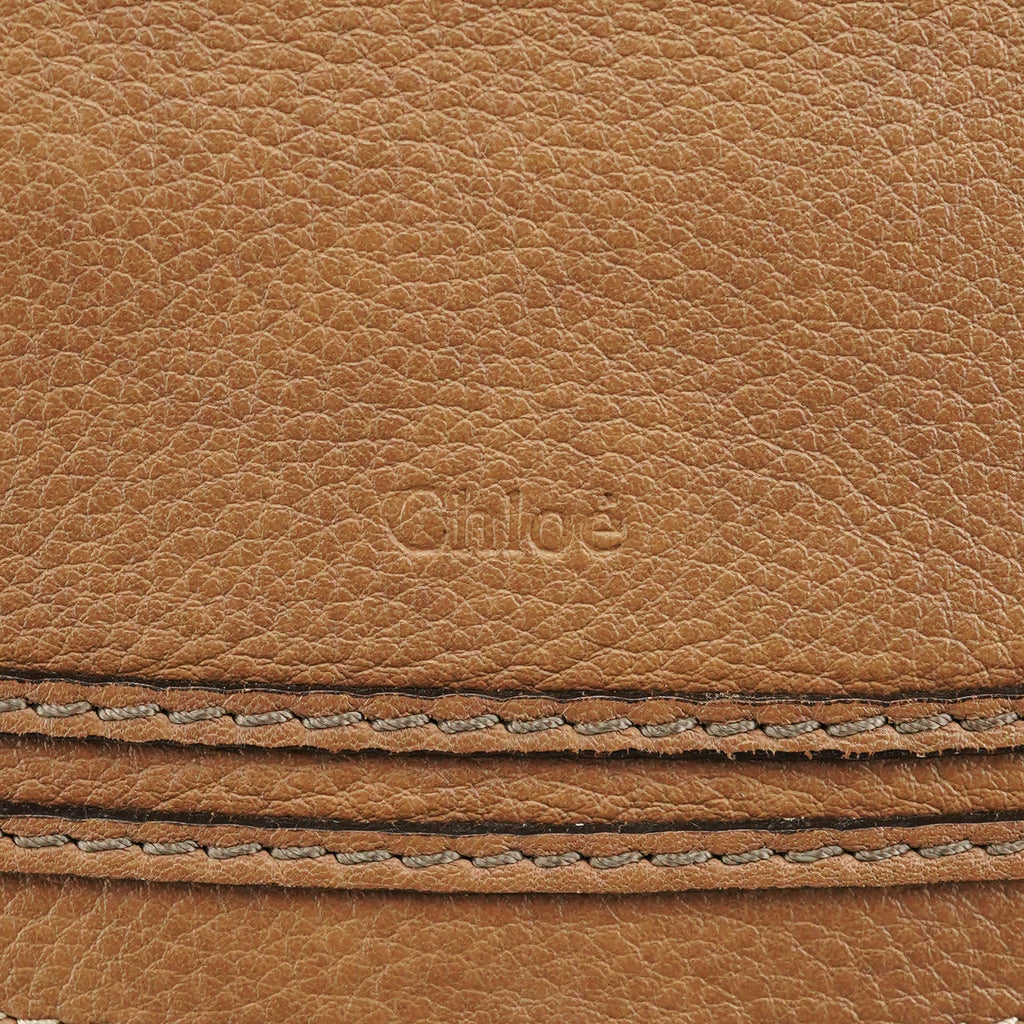 Light Brown Leather Marcie Shoulder Bag