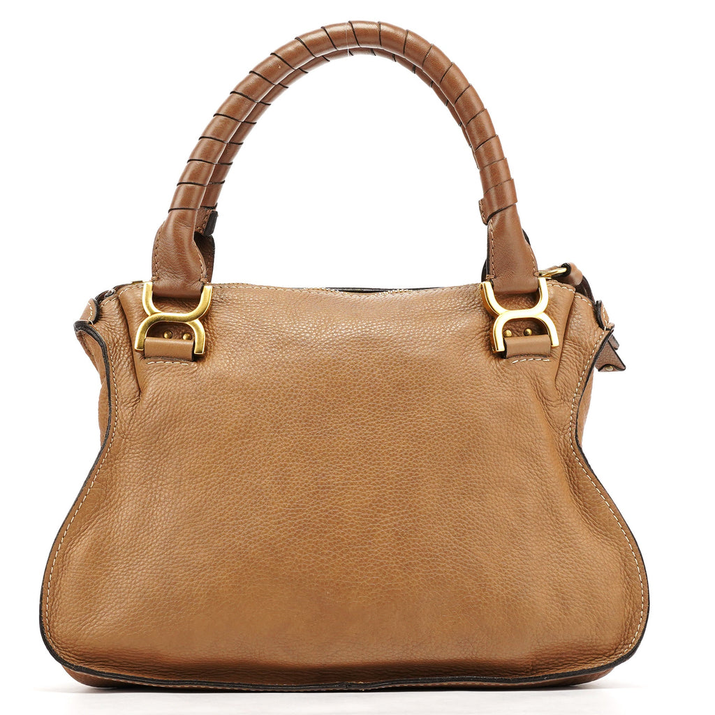 Light Brown Leather Marcie Shoulder Bag