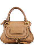 Light Brown Leather Marcie Shoulder Bag