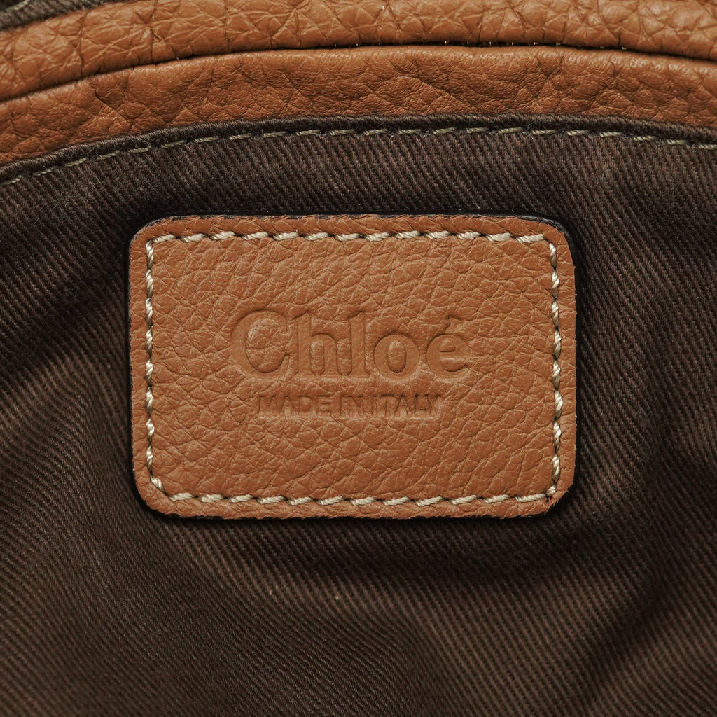Light Brown Leather Marcie Shoulder Bag