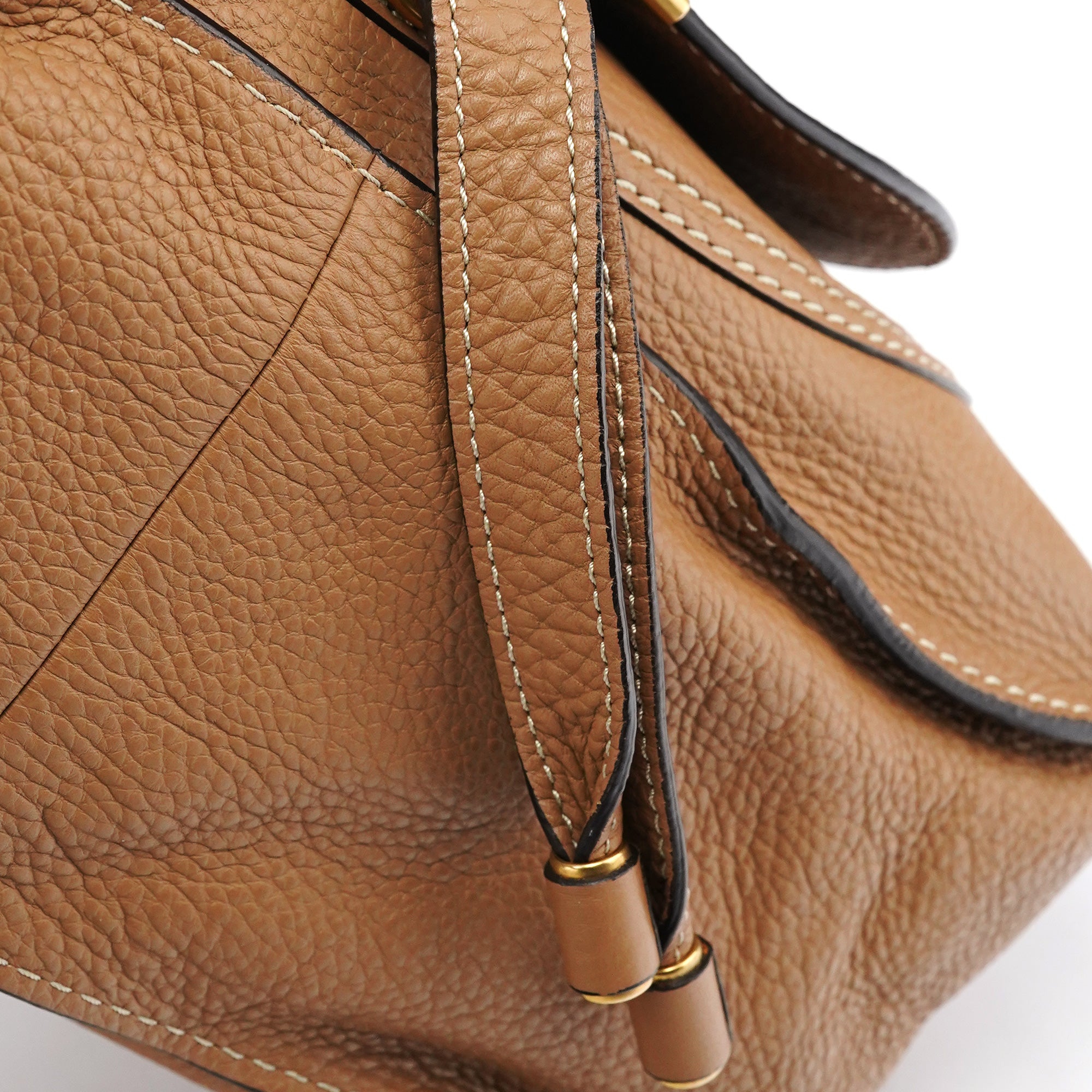 Light Brown Leather Marcie Shoulder Bag