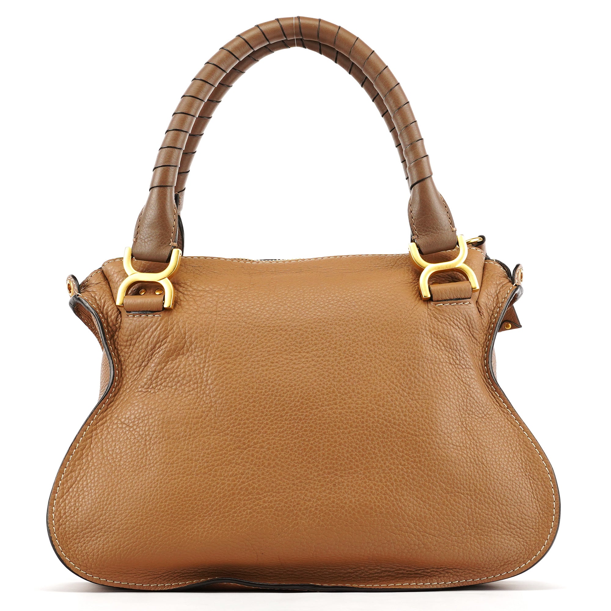 Light Brown Leather Marcie Shoulder Bag