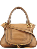 Light Brown Leather Marcie Shoulder Bag