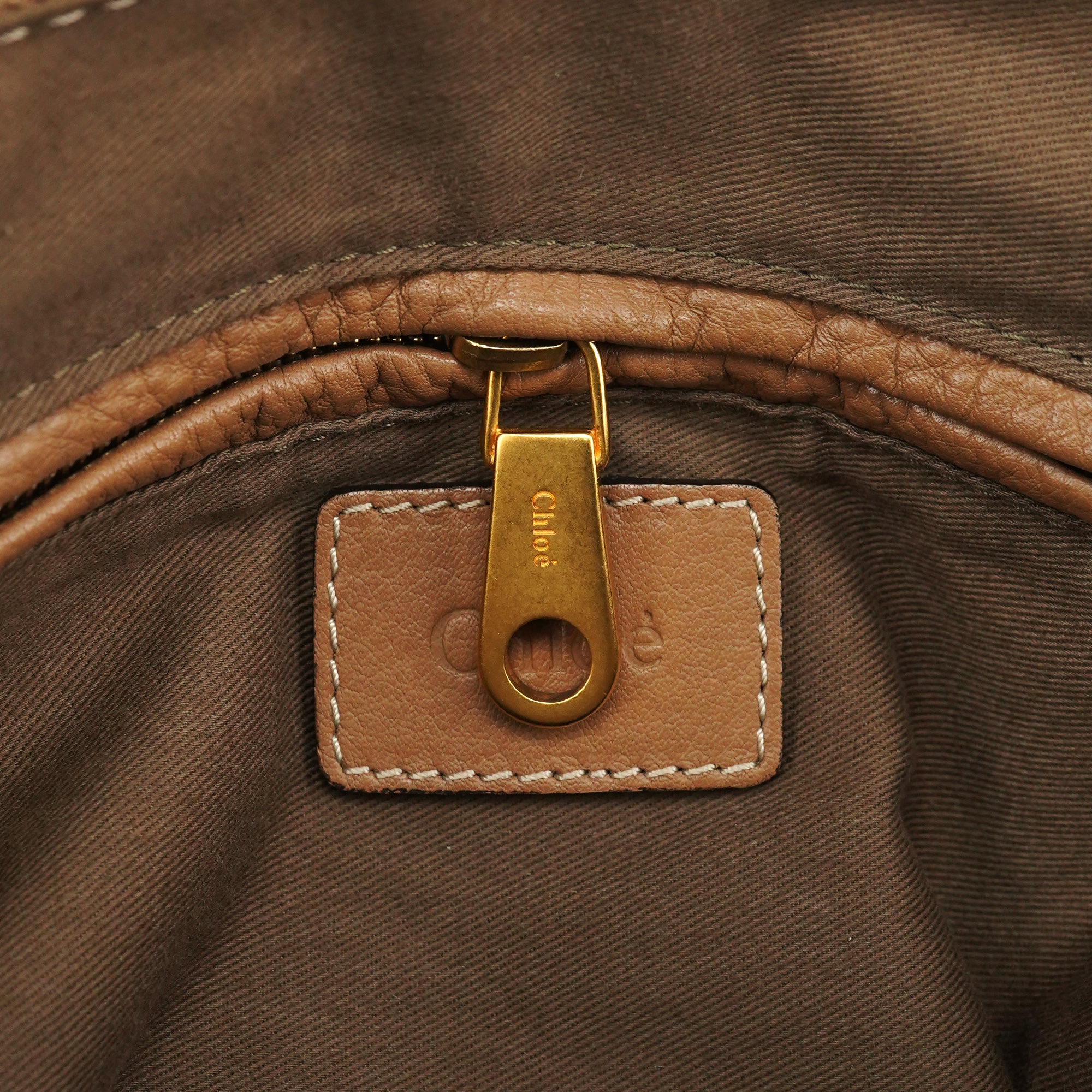 Light Brown Leather Marcie Shoulder Bag