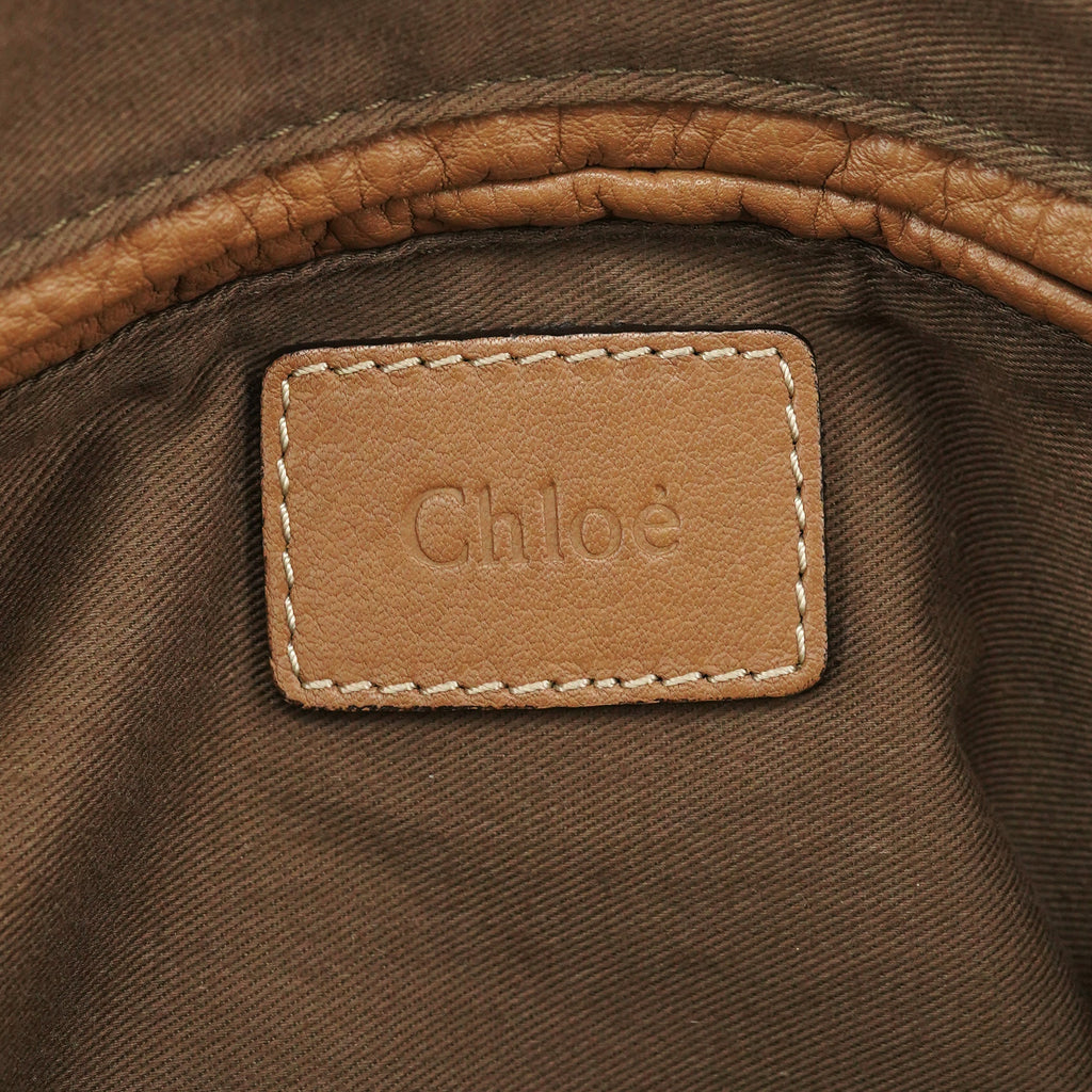 Light Brown Leather Marcie Shoulder Bag