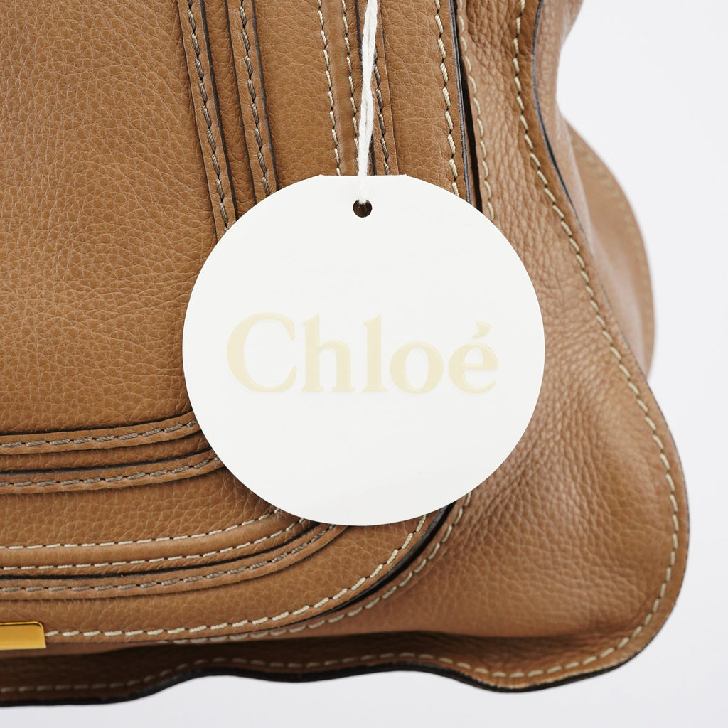Light Brown Leather Marcie Shoulder Bag