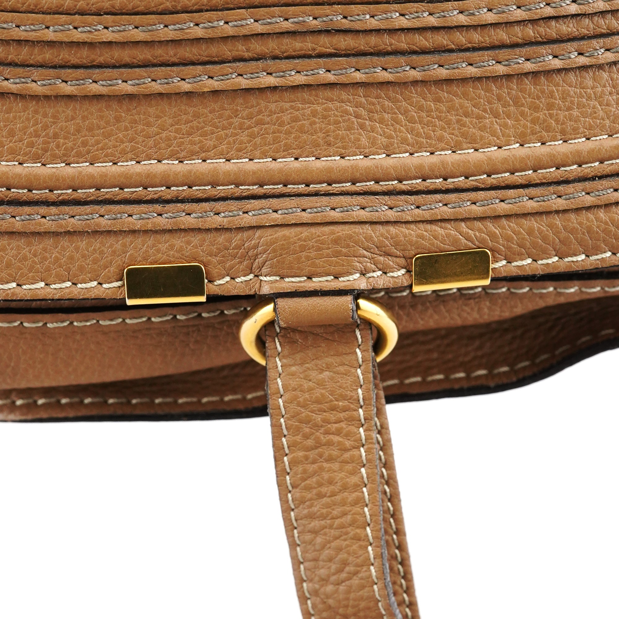 Light Brown Leather Marcie Shoulder Bag