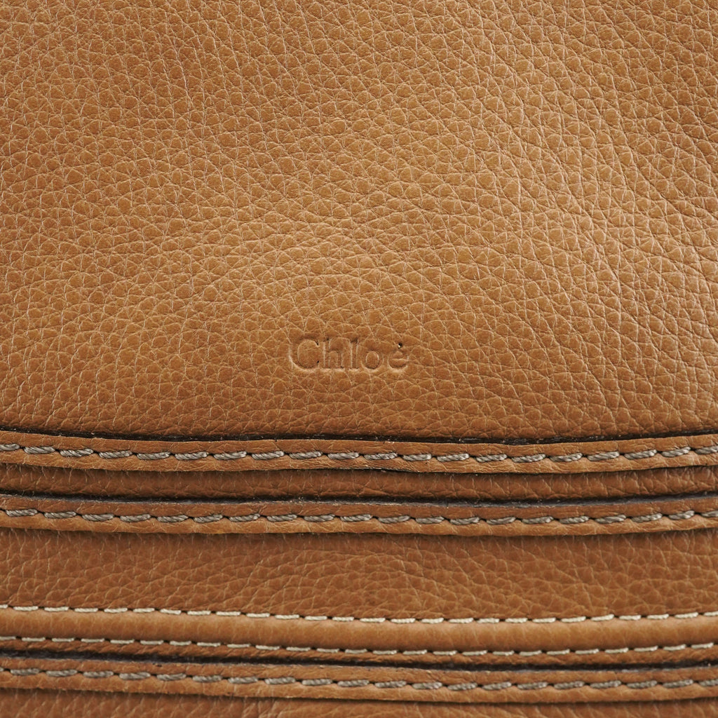 Light Brown Leather Marcie Shoulder Bag