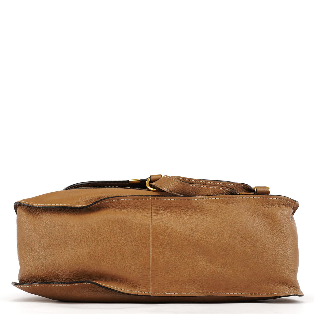 Light Brown Leather Marcie Shoulder Bag