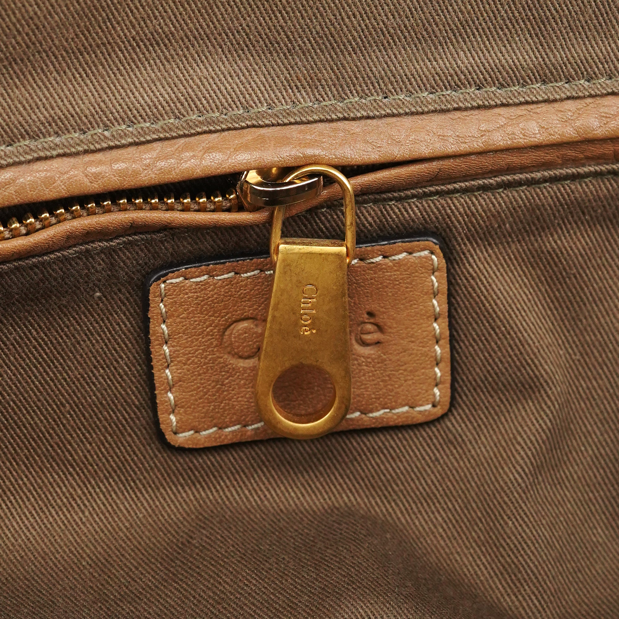 Light Brown Leather Marcie Shoulder Bag