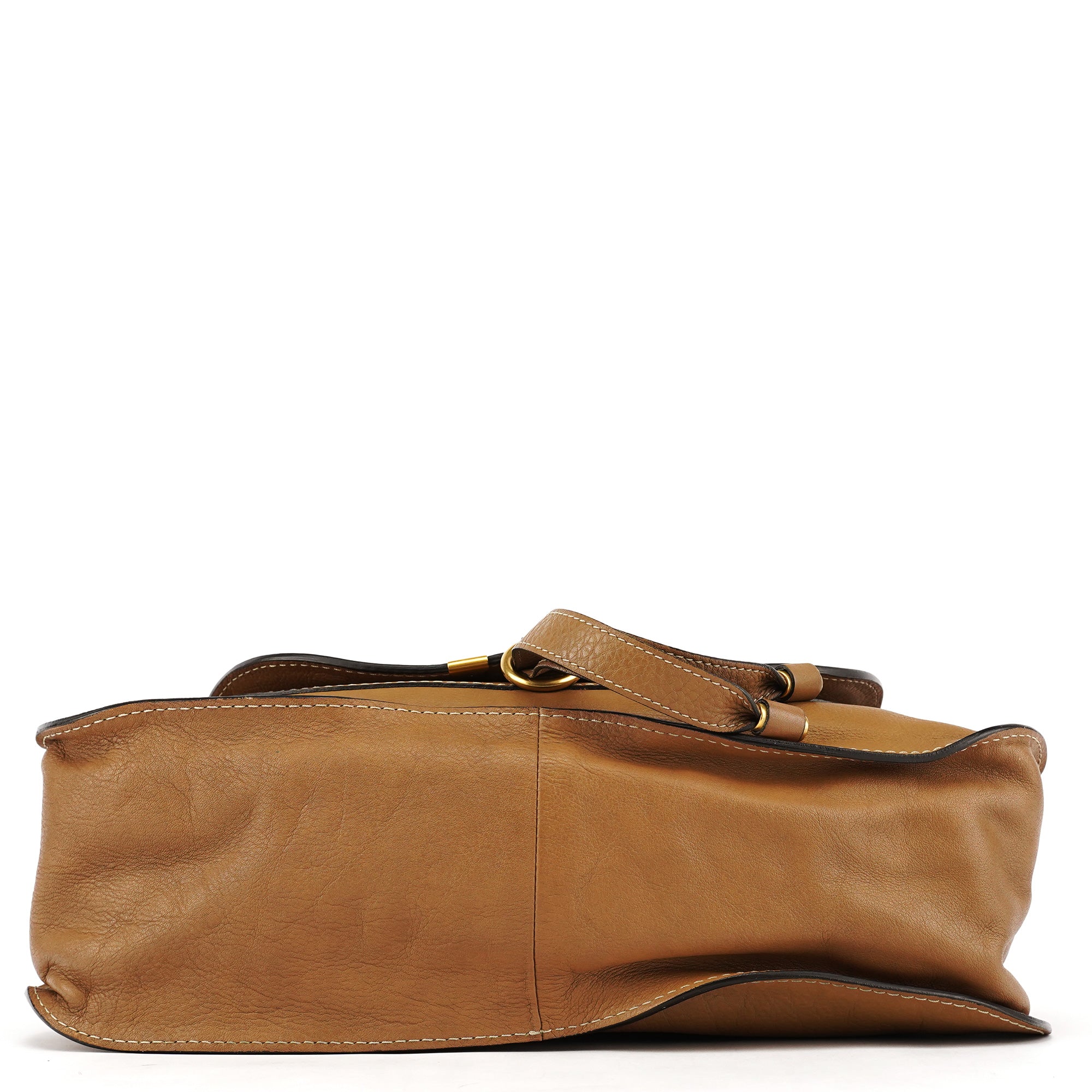 Light Brown Leather Marcie Shoulder Bag