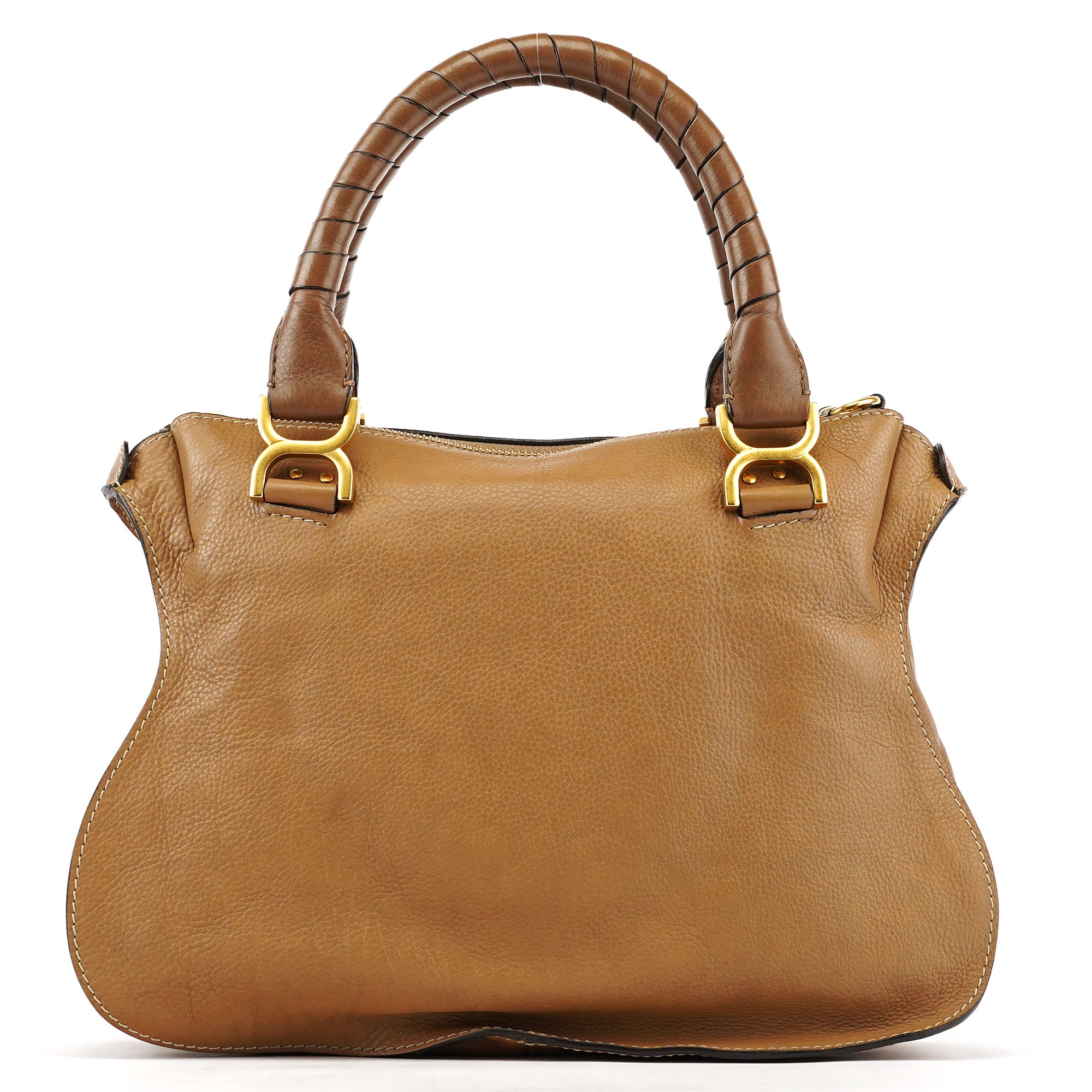 Light Brown Leather Marcie Shoulder Bag