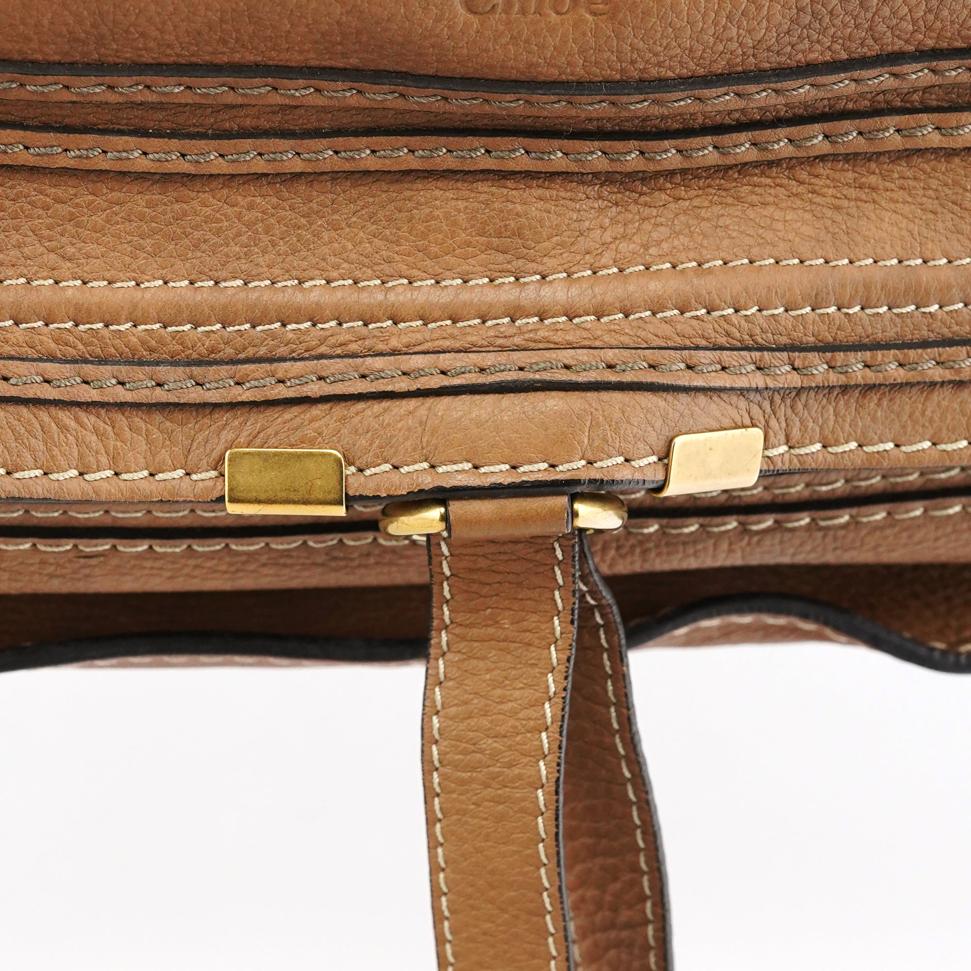 Light Brown Leather Marcie Shoulder Bag