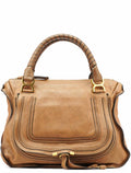 Light Brown Leather Marcie Shoulder Bag