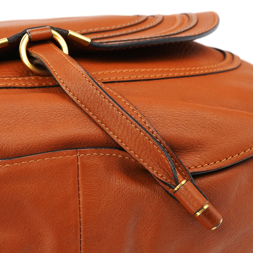 Light Brown Leather Marcie Shoulder Bag