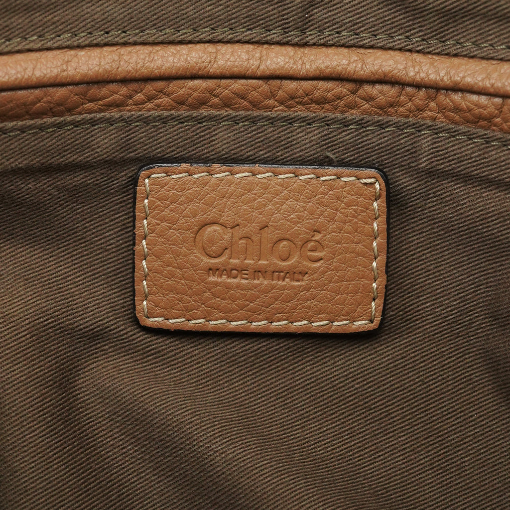 Light Brown Leather Marcie Shoulder Bag
