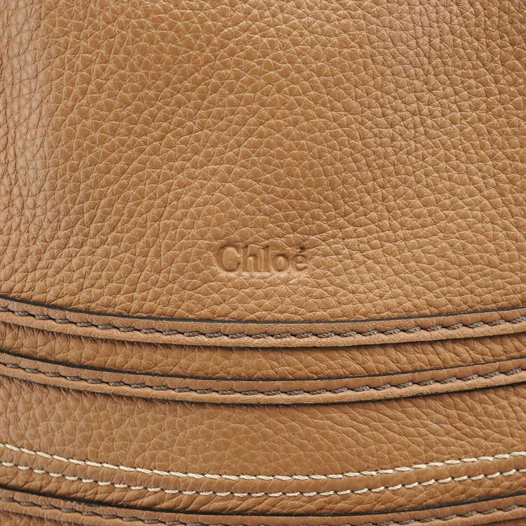 Light Brown Leather Marcie Shoulder Bag