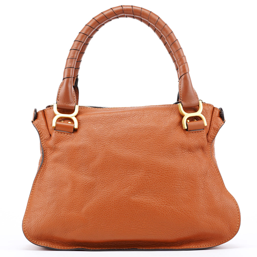 Light Brown Leather Marcie Tote Bag