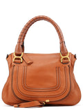 Light Brown Leather Marcie Tote Bag