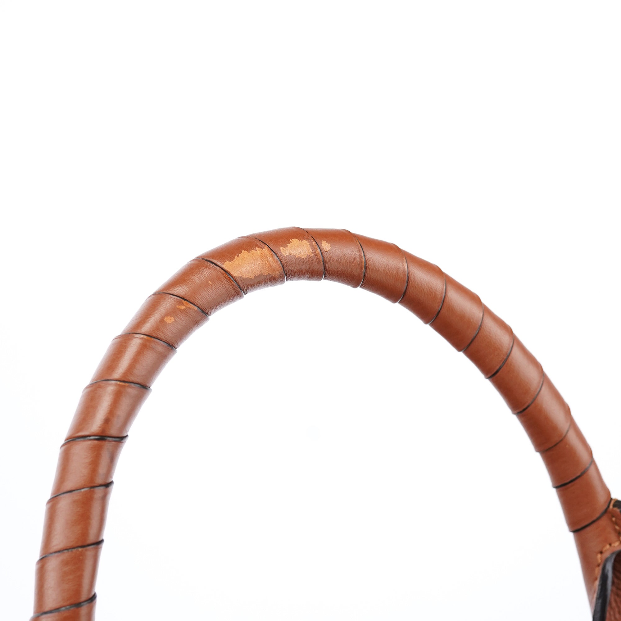 Light Brown Leather Marcie Tote Bag