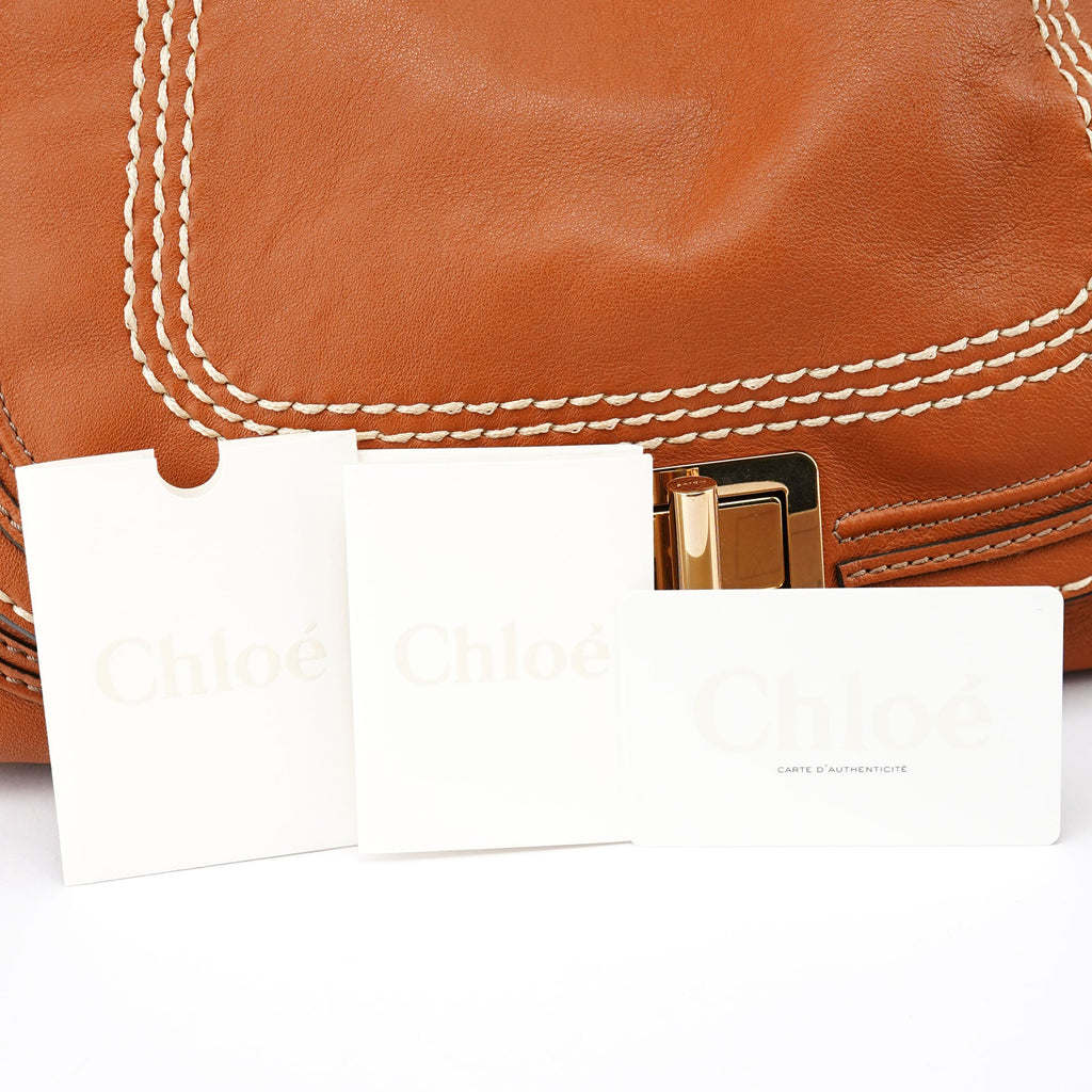 Light Brown Leather Marcie Tote Bag