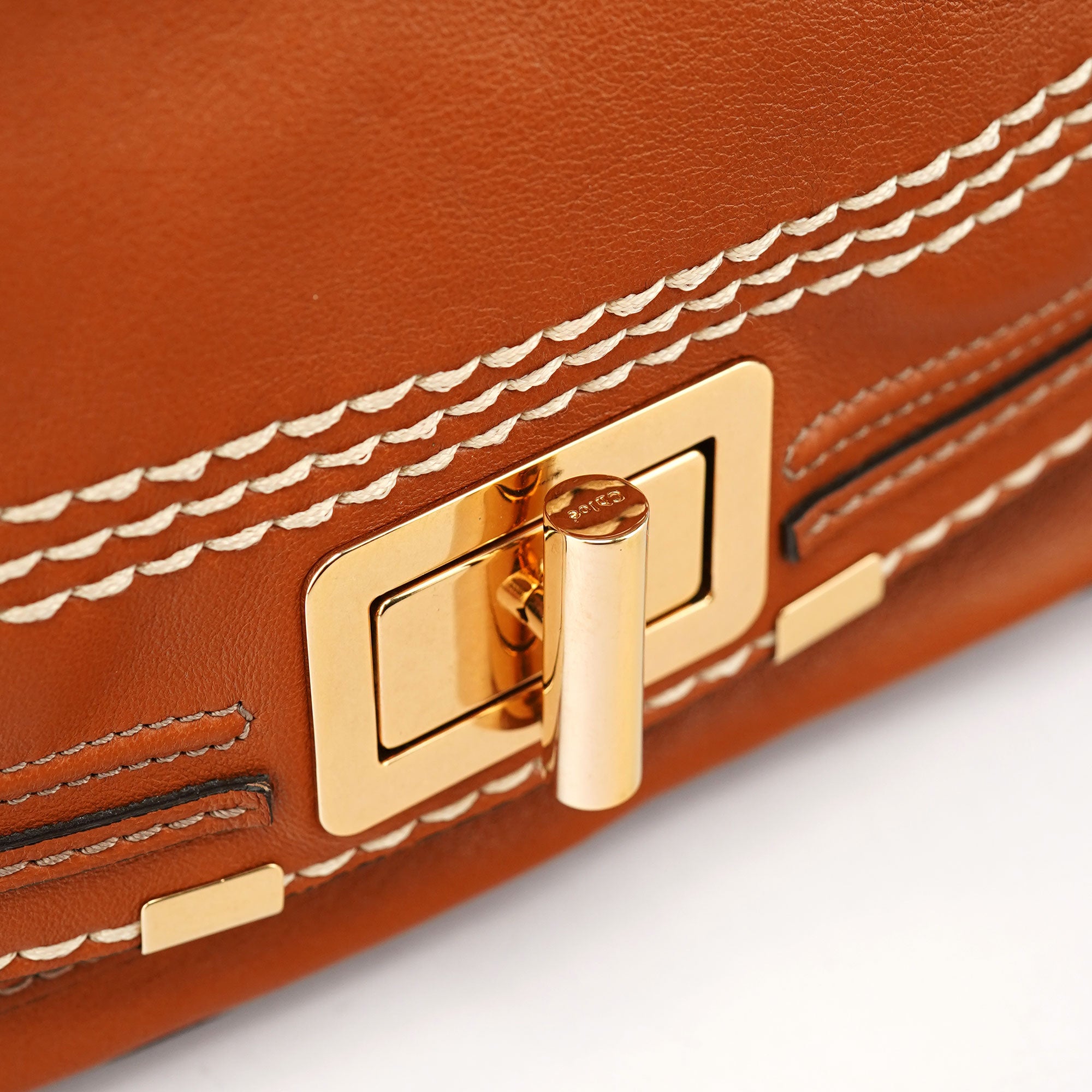 Light Brown Leather Marcie Tote Bag
