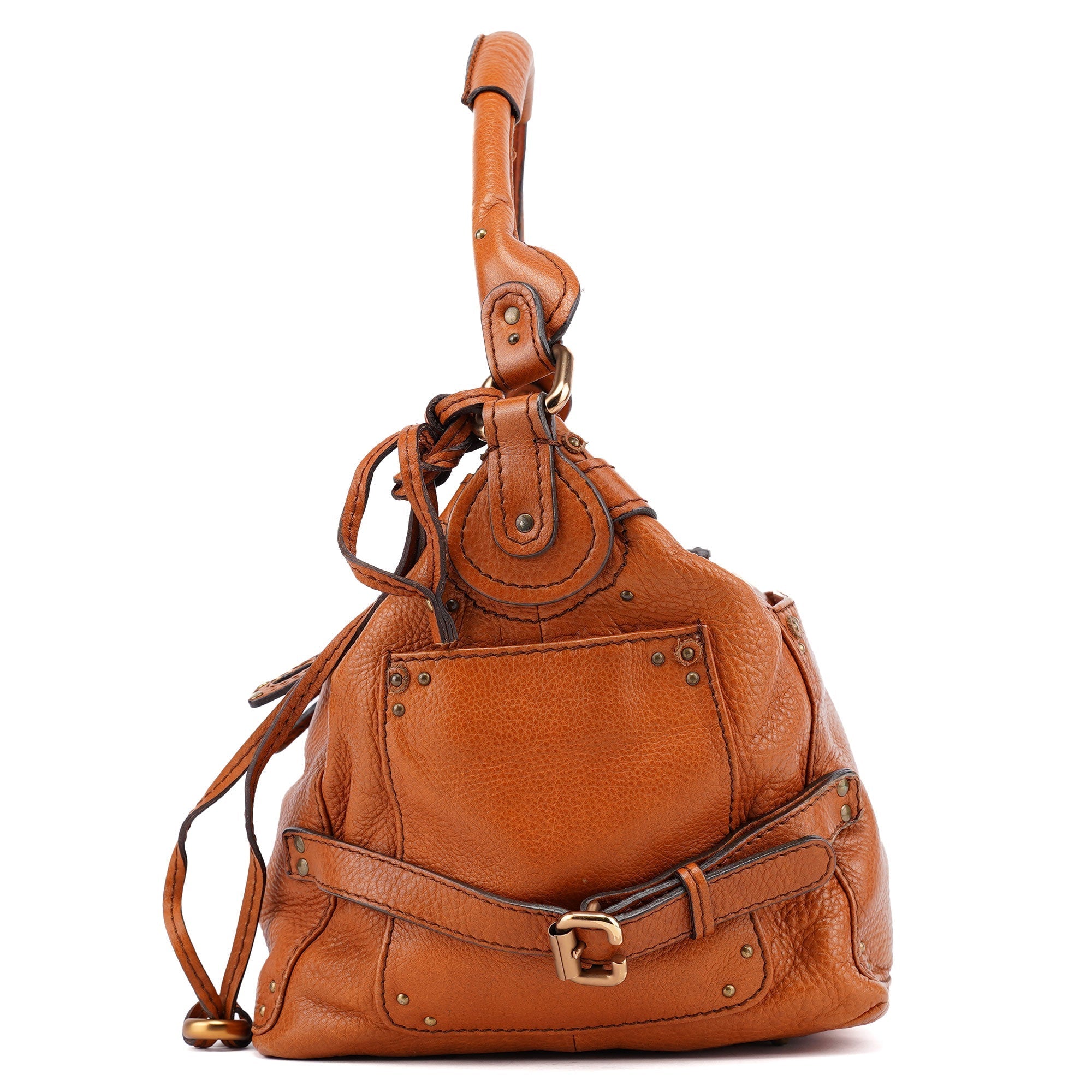 Light Brown Leather Paddington Shoulder Bag