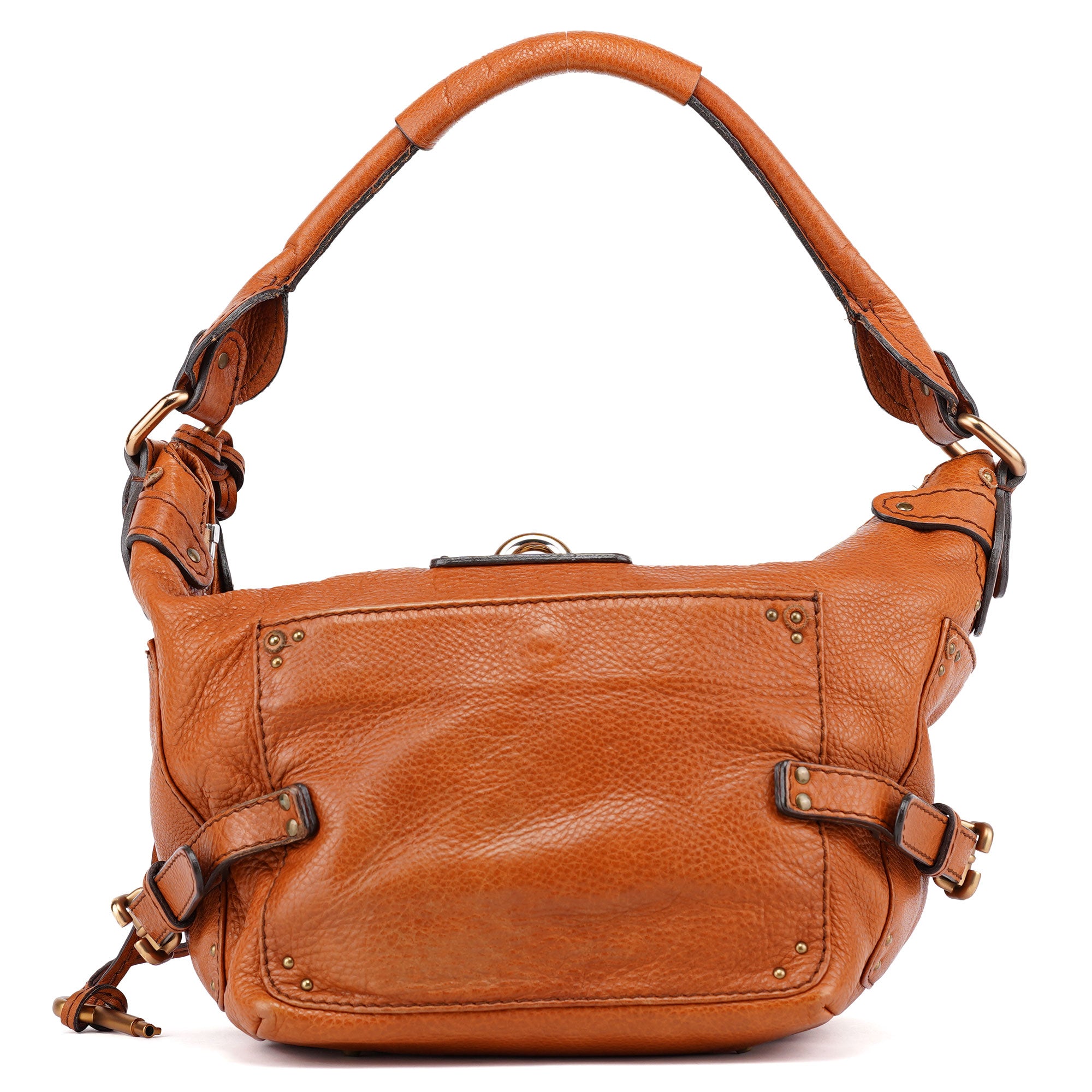 Light Brown Leather Paddington Shoulder Bag