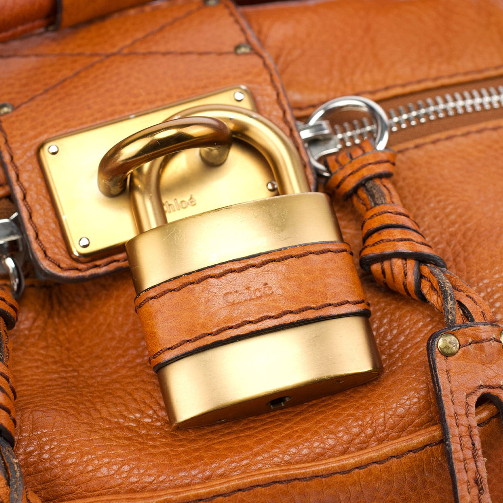 Light Brown Leather Paddington Shoulder Bag