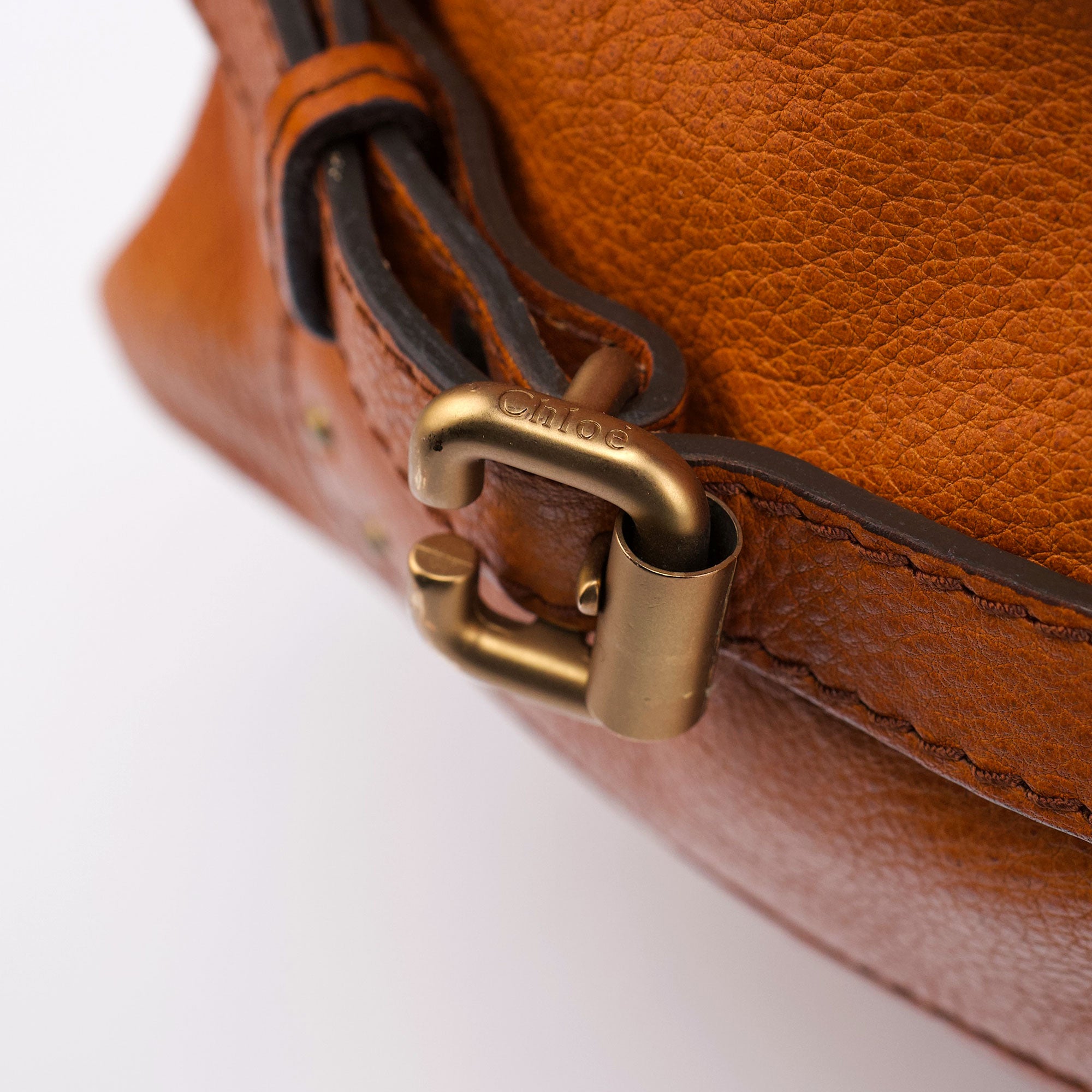 Light Brown Leather Paddington Shoulder Bag