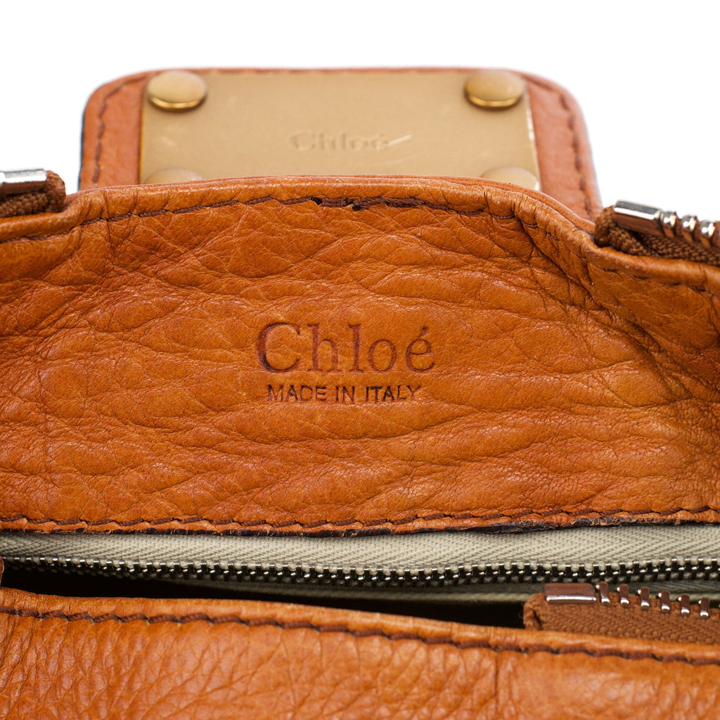 Light Brown Leather Paddington Shoulder Bag