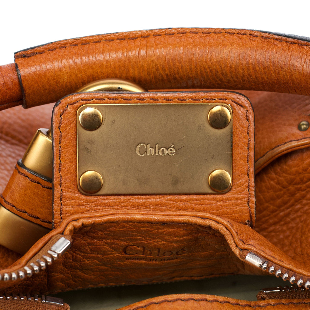 Light Brown Leather Paddington Shoulder Bag