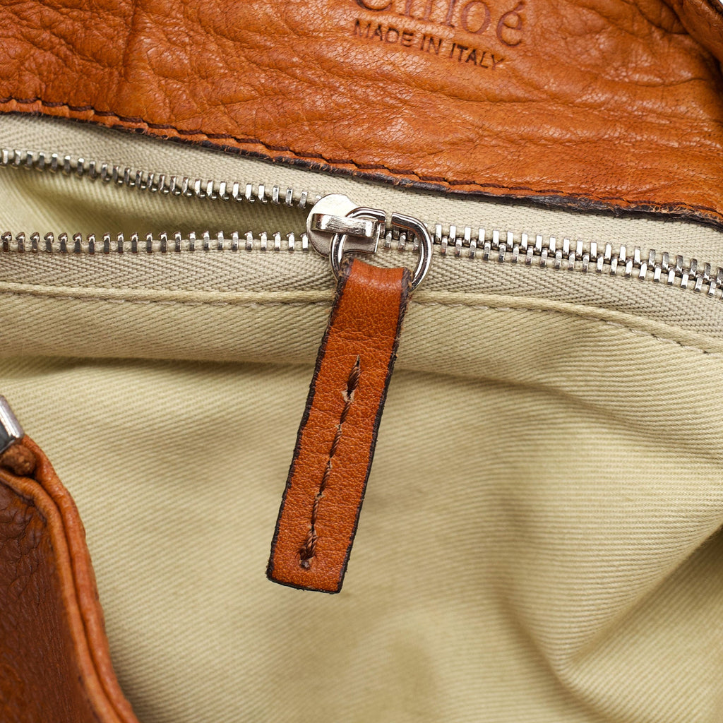 Light Brown Leather Paddington Shoulder Bag