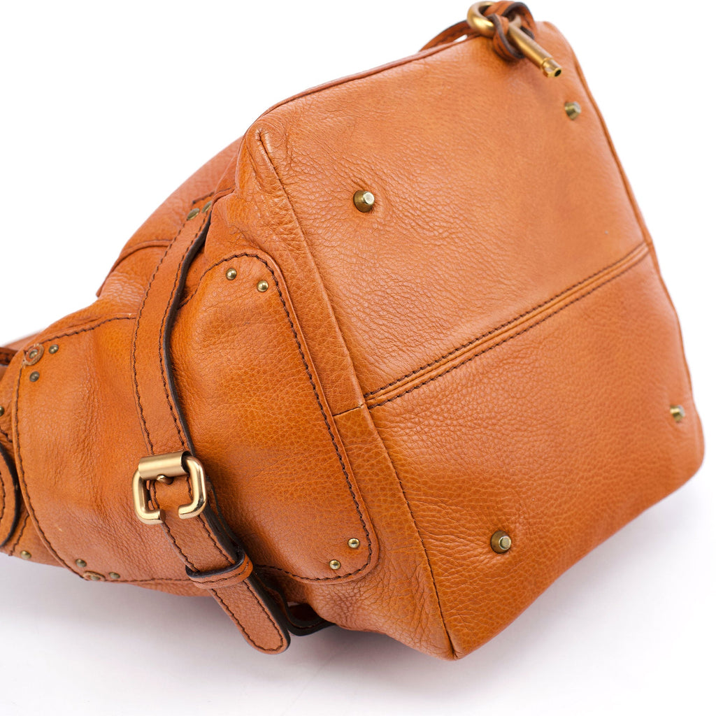 Light Brown Leather Paddington Shoulder Bag