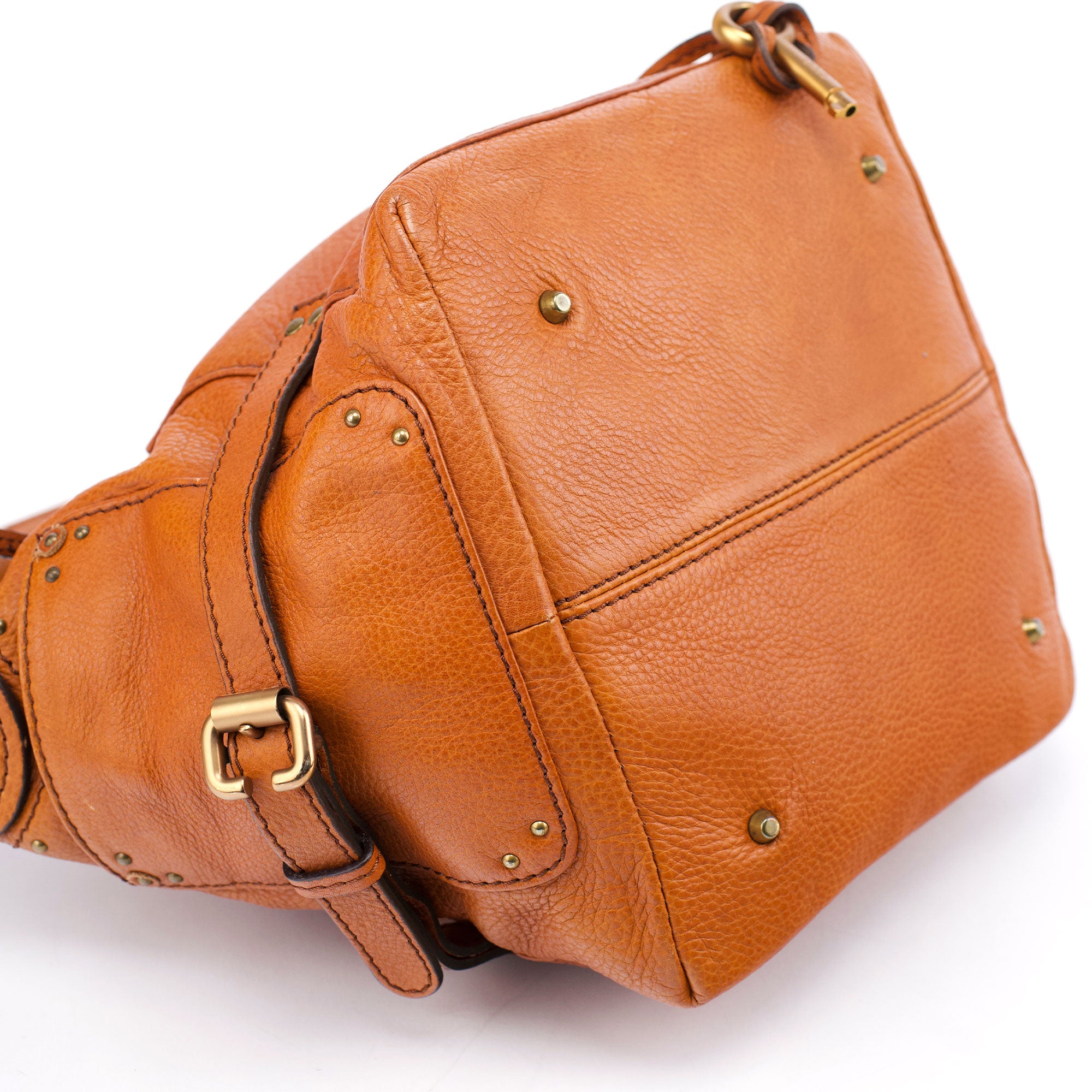Light Brown Leather Paddington Shoulder Bag