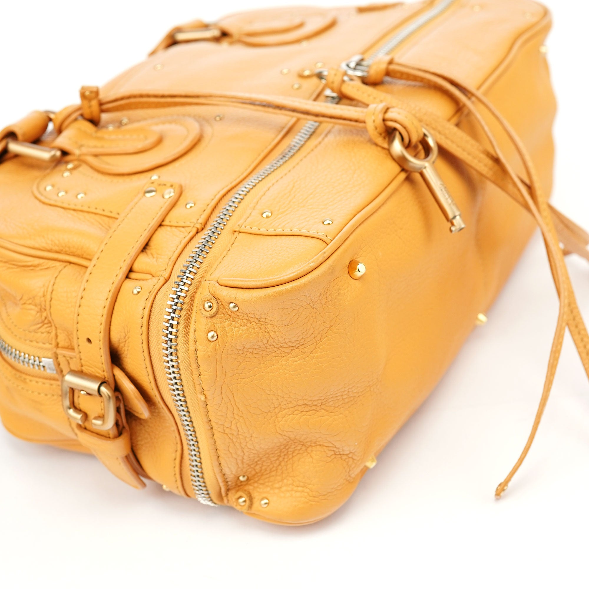 Light Brown Leather Paddington Shoulder Bag