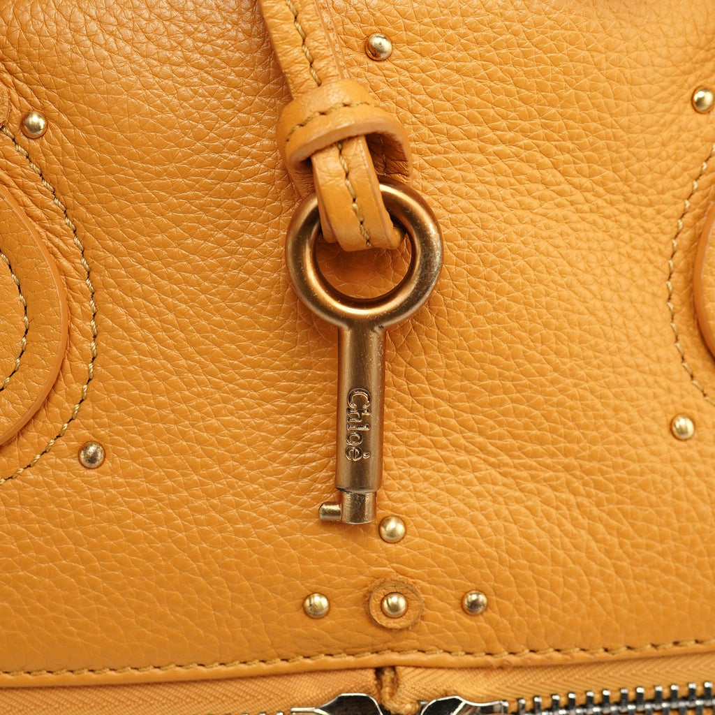 Light Brown Leather Paddington Shoulder Bag