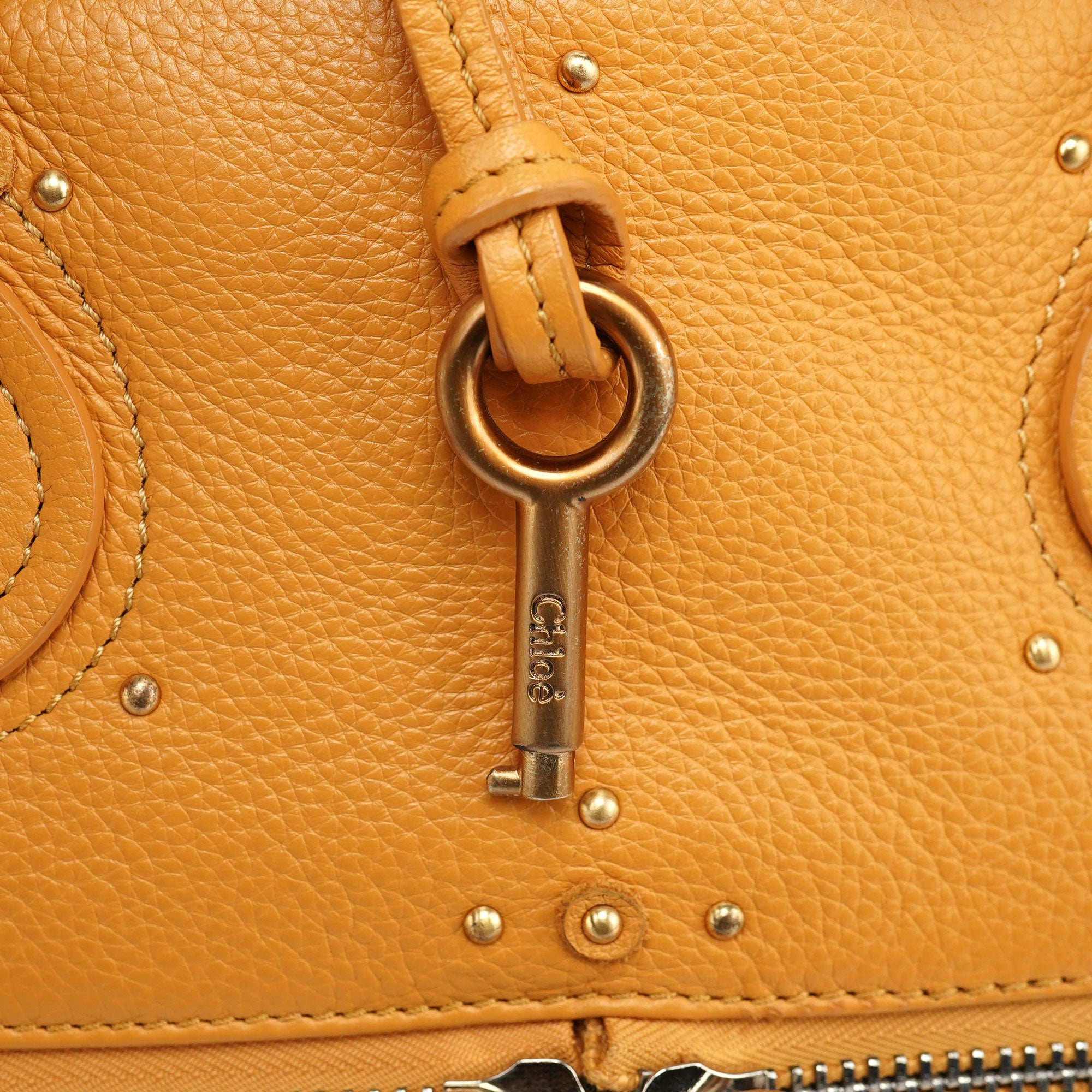 Light Brown Leather Paddington Shoulder Bag