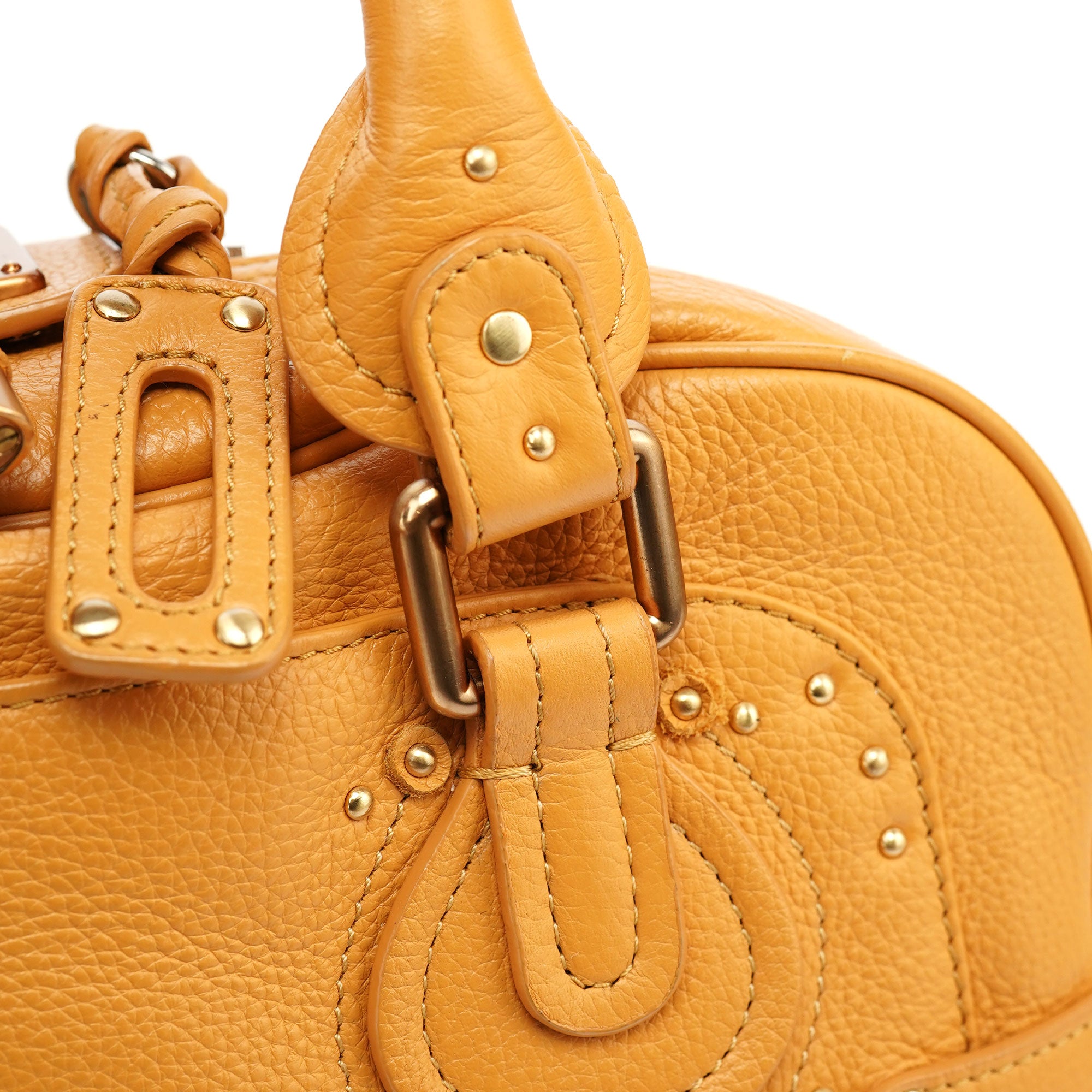 Light Brown Leather Paddington Shoulder Bag