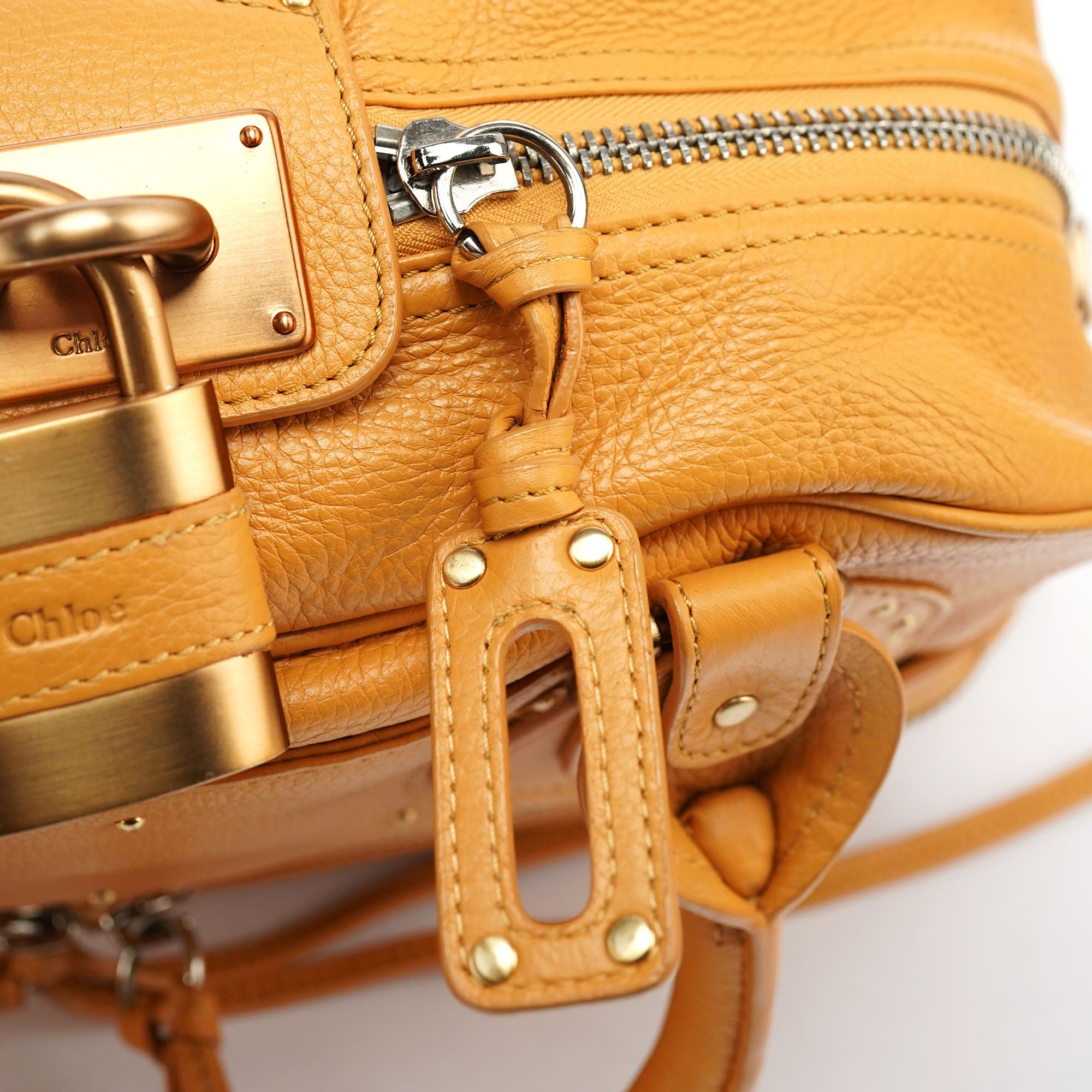 Light Brown Leather Paddington Shoulder Bag
