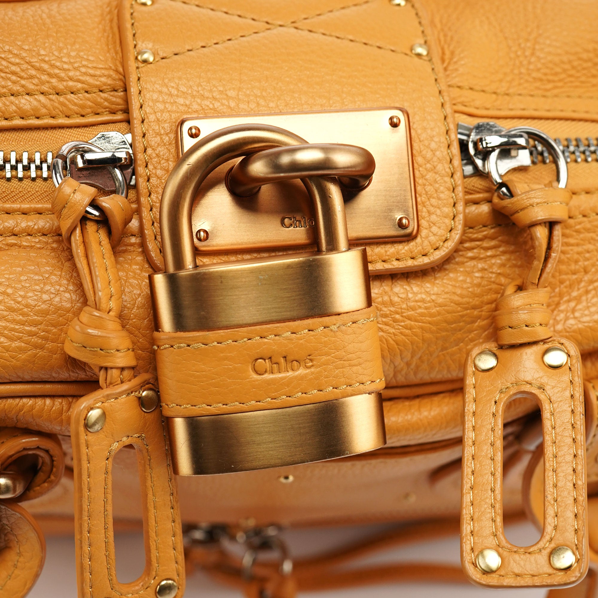 Light Brown Leather Paddington Shoulder Bag
