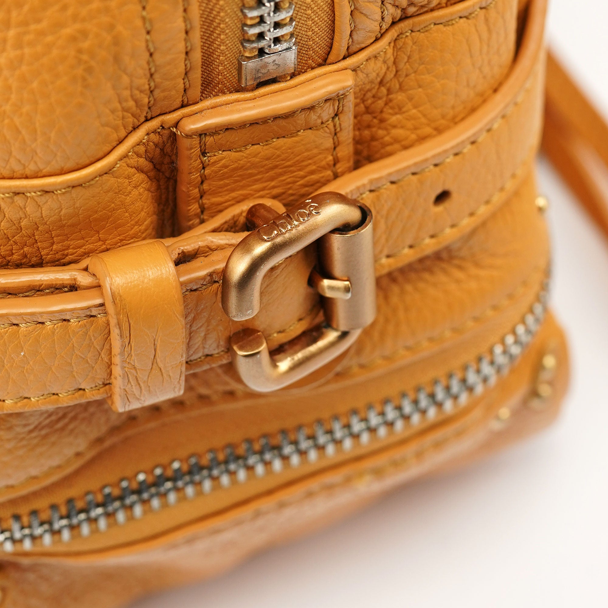 Light Brown Leather Paddington Shoulder Bag