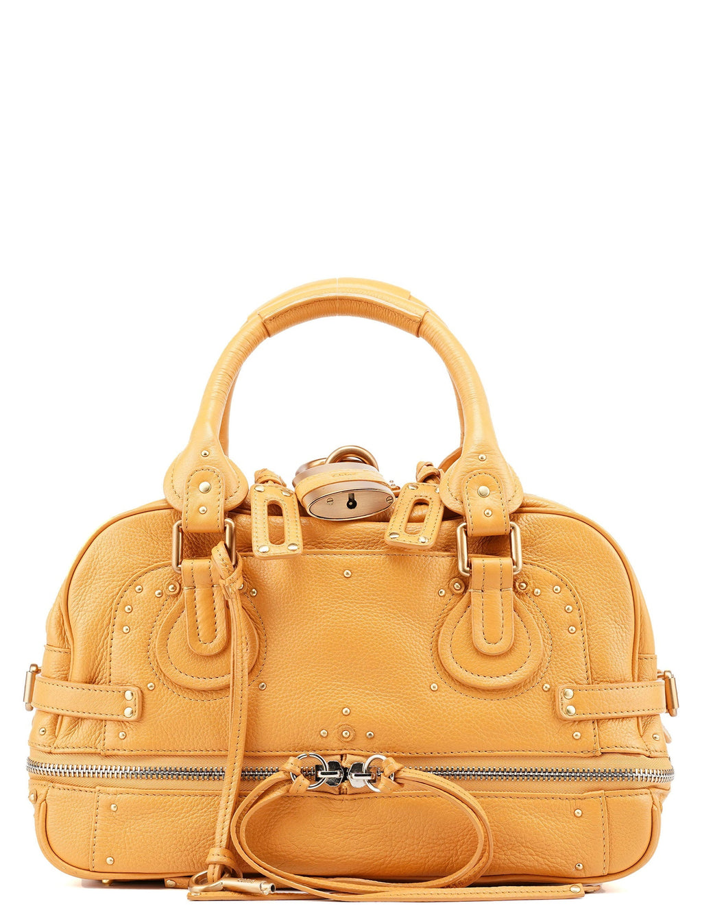 Light Brown Leather Paddington Shoulder Bag