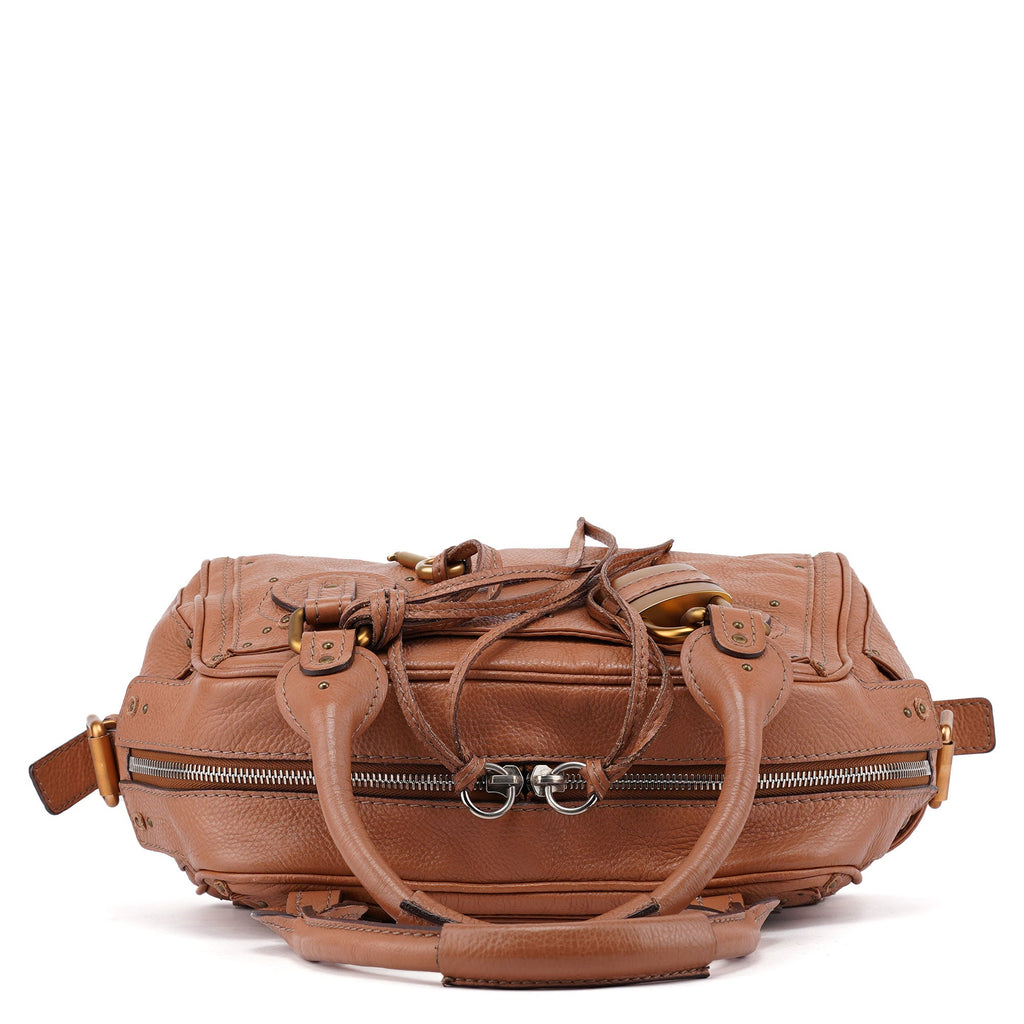 Light Brown Leather Paddington Shoulder Bag