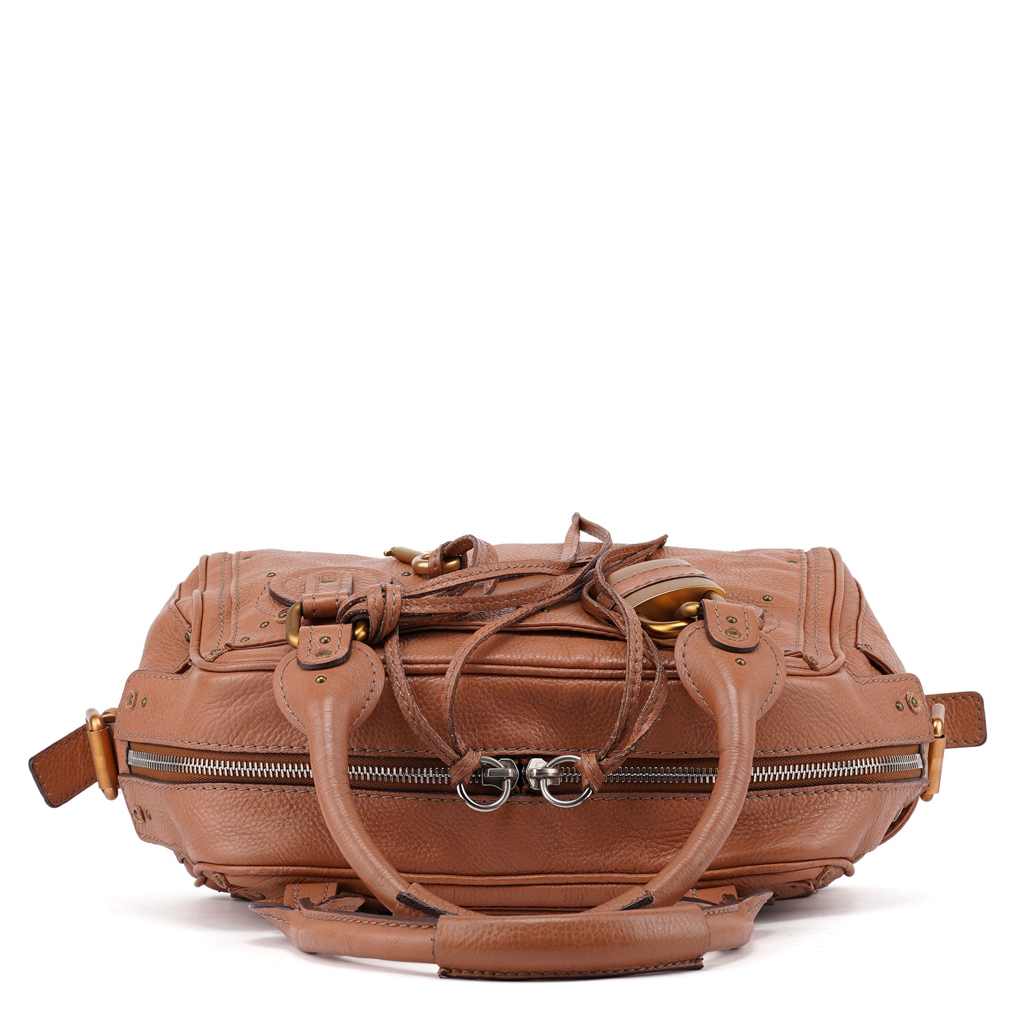 Light Brown Leather Paddington Shoulder Bag