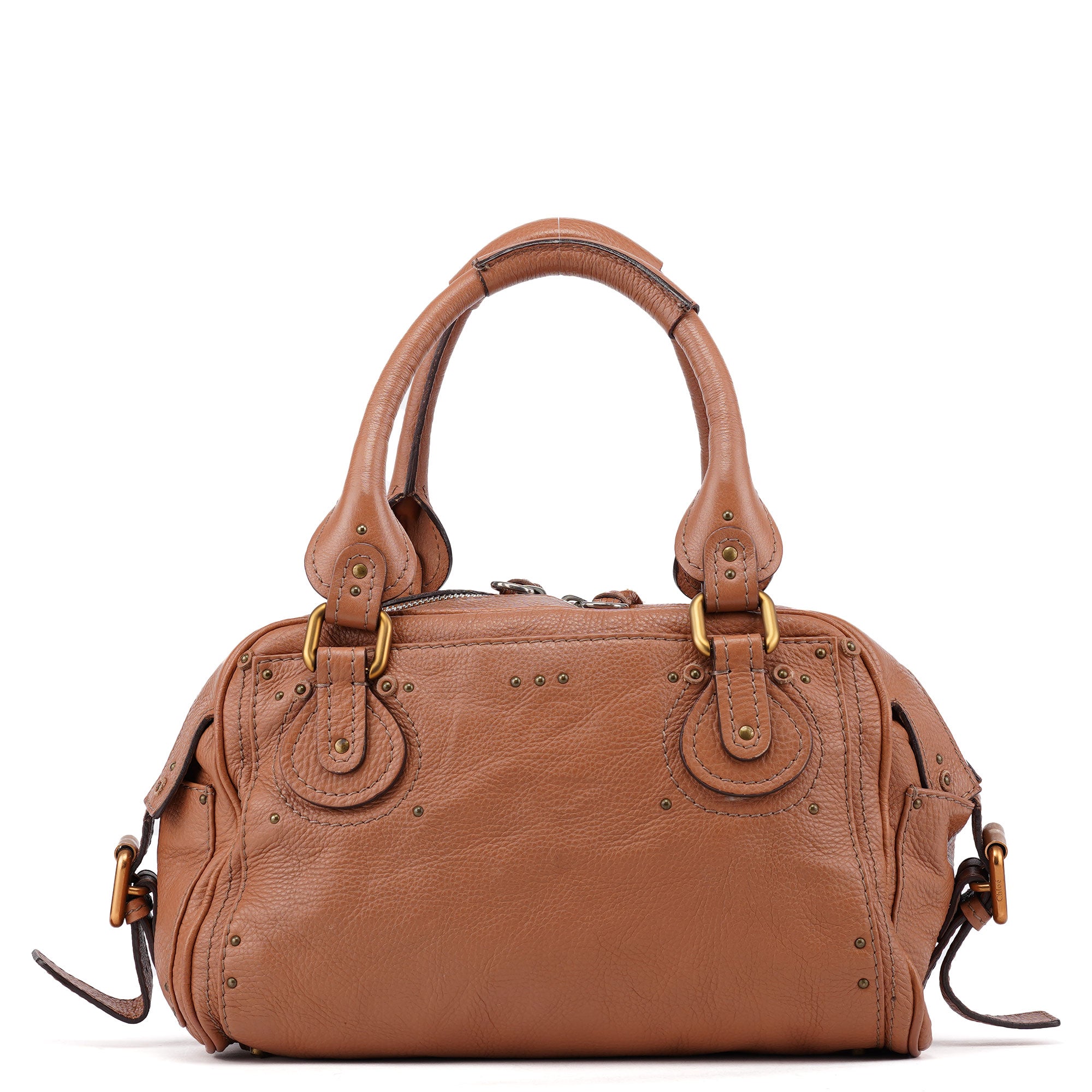 Light Brown Leather Paddington Shoulder Bag