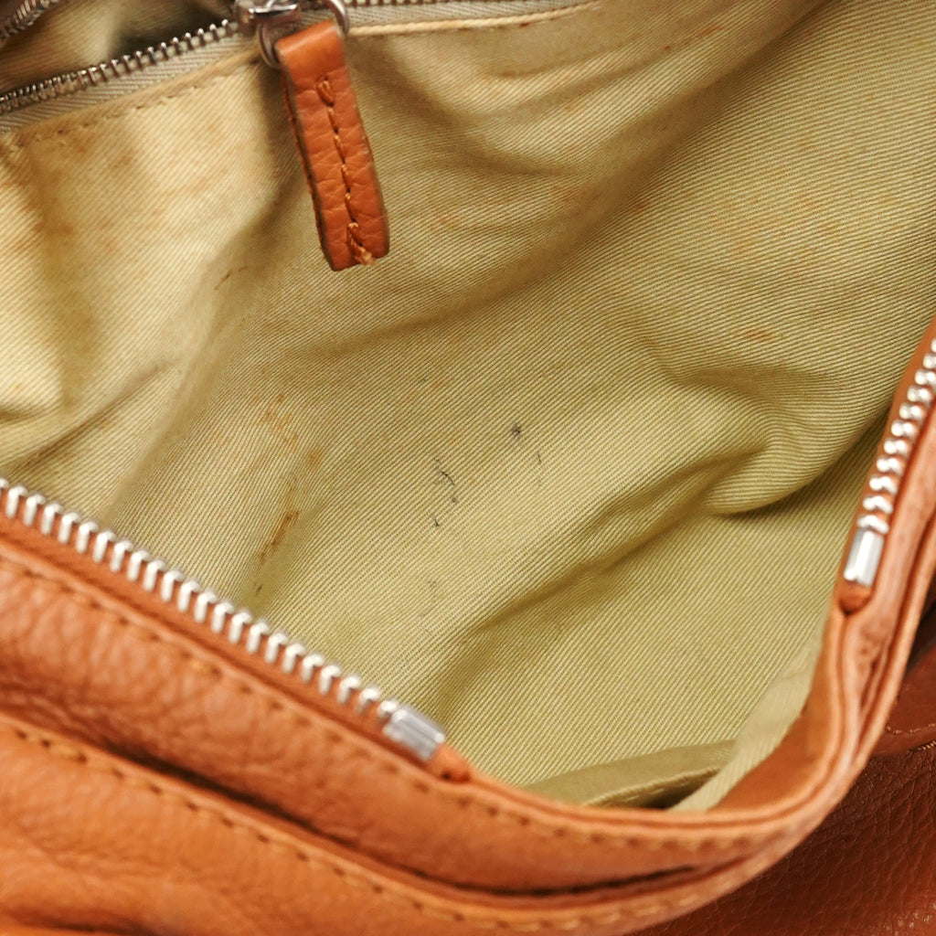Light Brown Leather Paddington Shoulder Bag