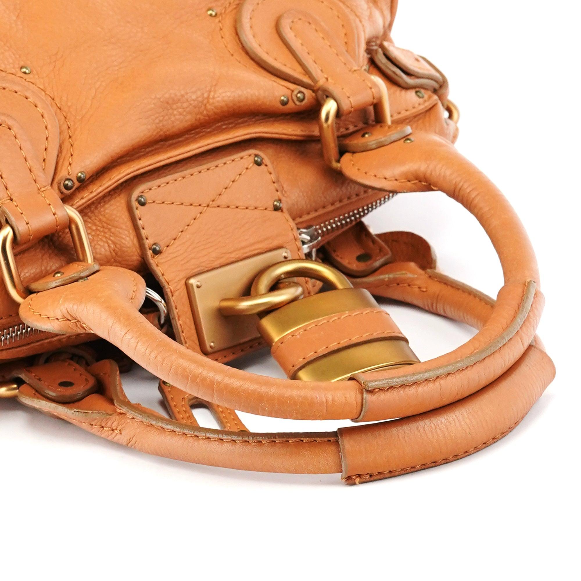 Light Brown Leather Paddington Shoulder Bag