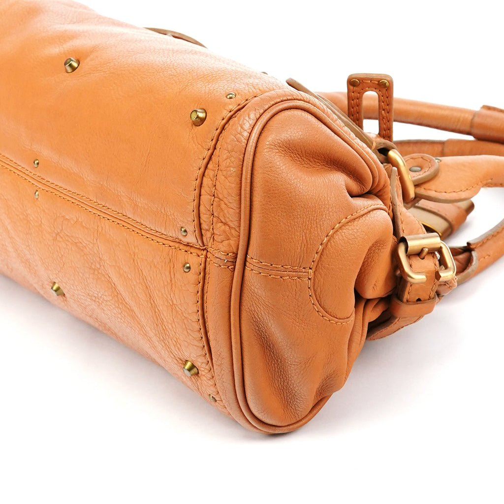 Light Brown Leather Paddington Shoulder Bag