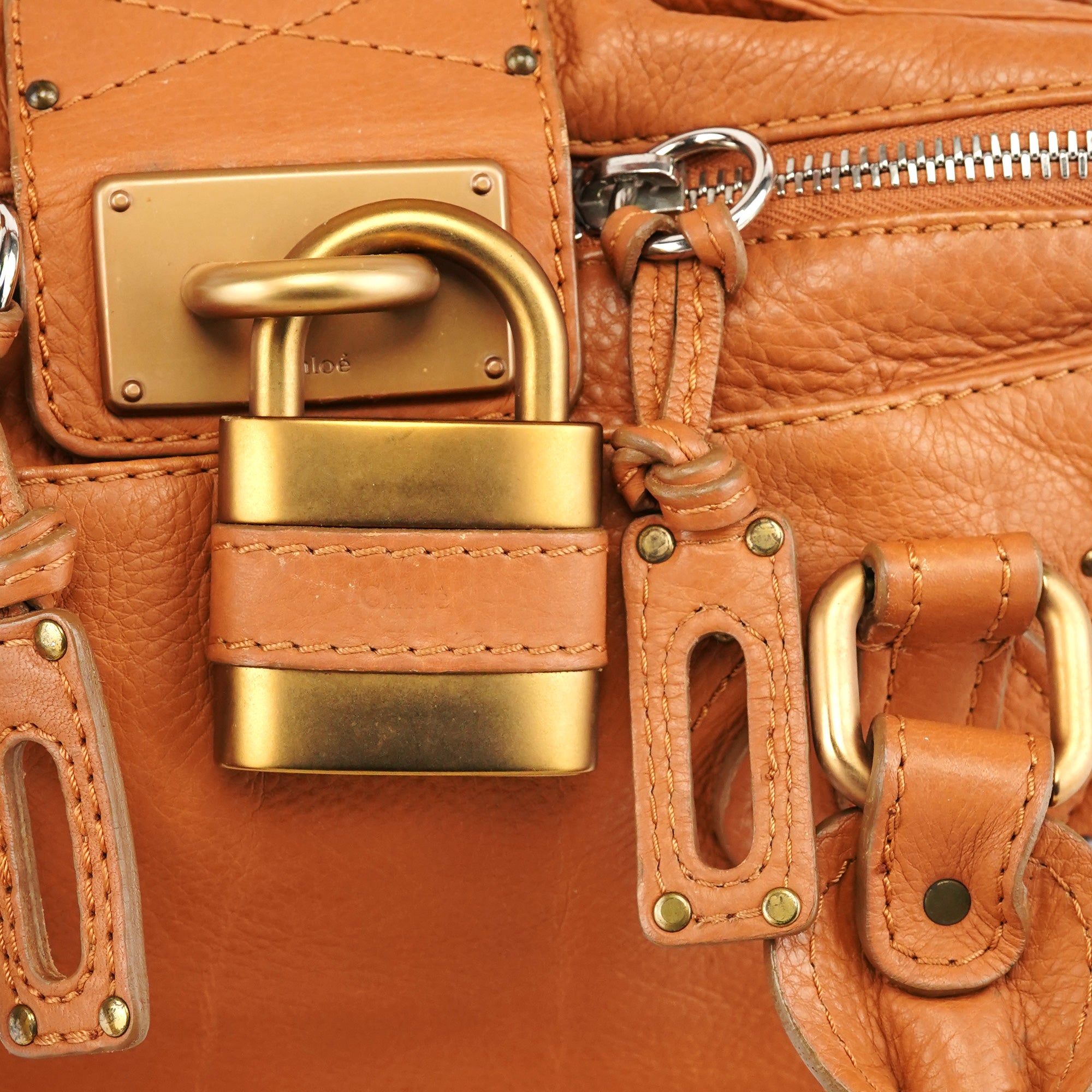 Light Brown Leather Paddington Shoulder Bag